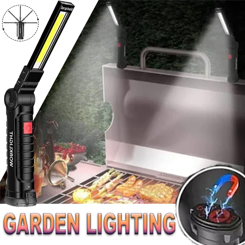Outdoor Lighting Portable - Torcia LED portatile con gancio magnetico