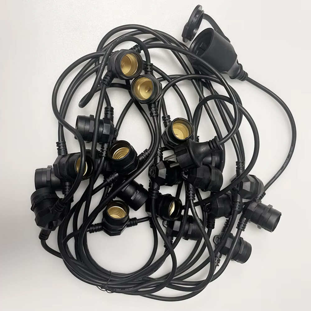 Outdoor Lighting For Backyard - Cavo LED da 10 m, impermeabile,
