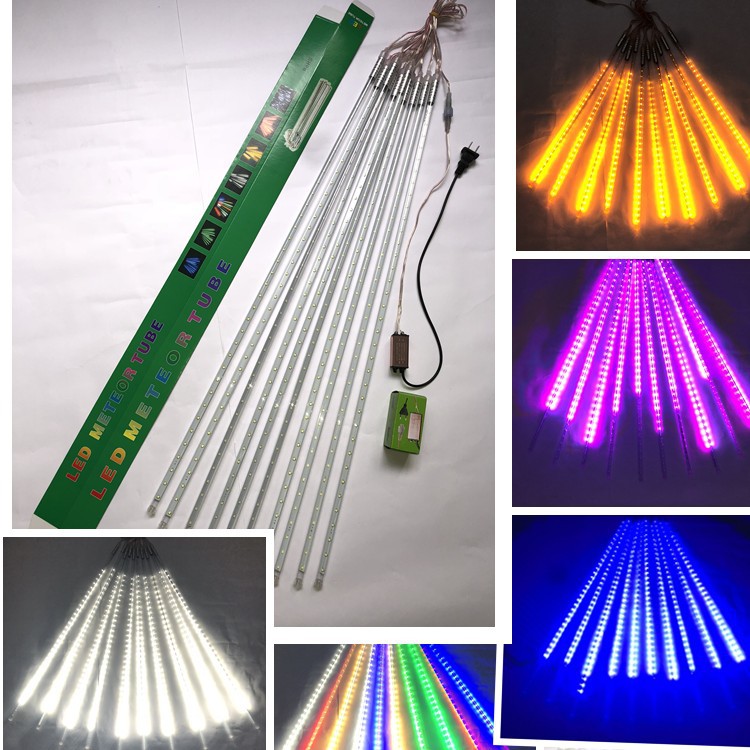 Outdoor Lighting Youtube - 30/50/80cm Outdoor Meteor Shower Rain 10