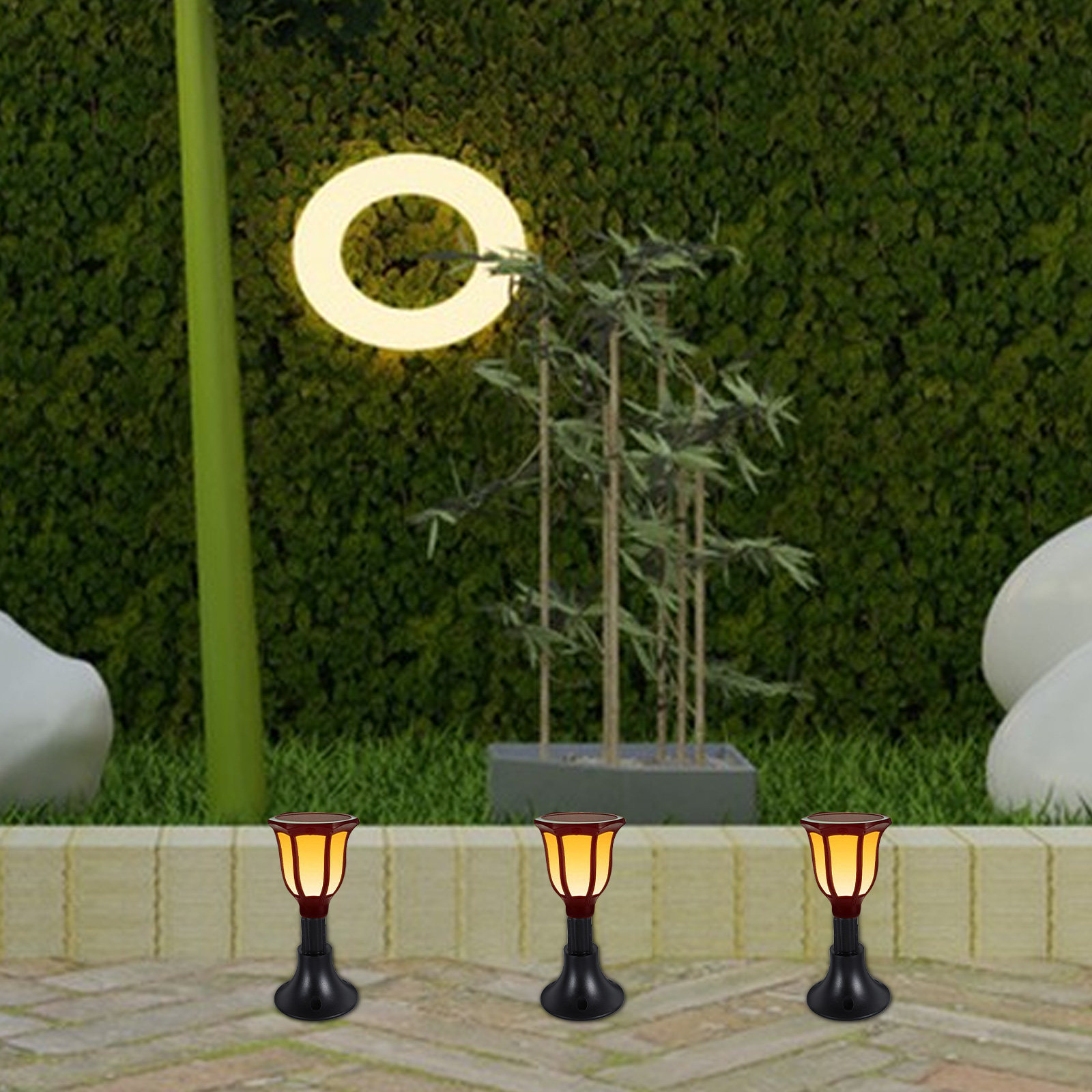 Outdoor Lighting Ground Fixtures - 10 Pezzi Supporto per Lampada Solare