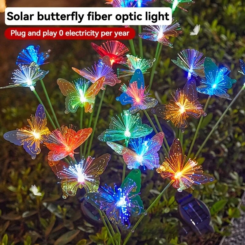 Outdoor Lighting Yard Ideas - Luci a farfalla in fibra ottica