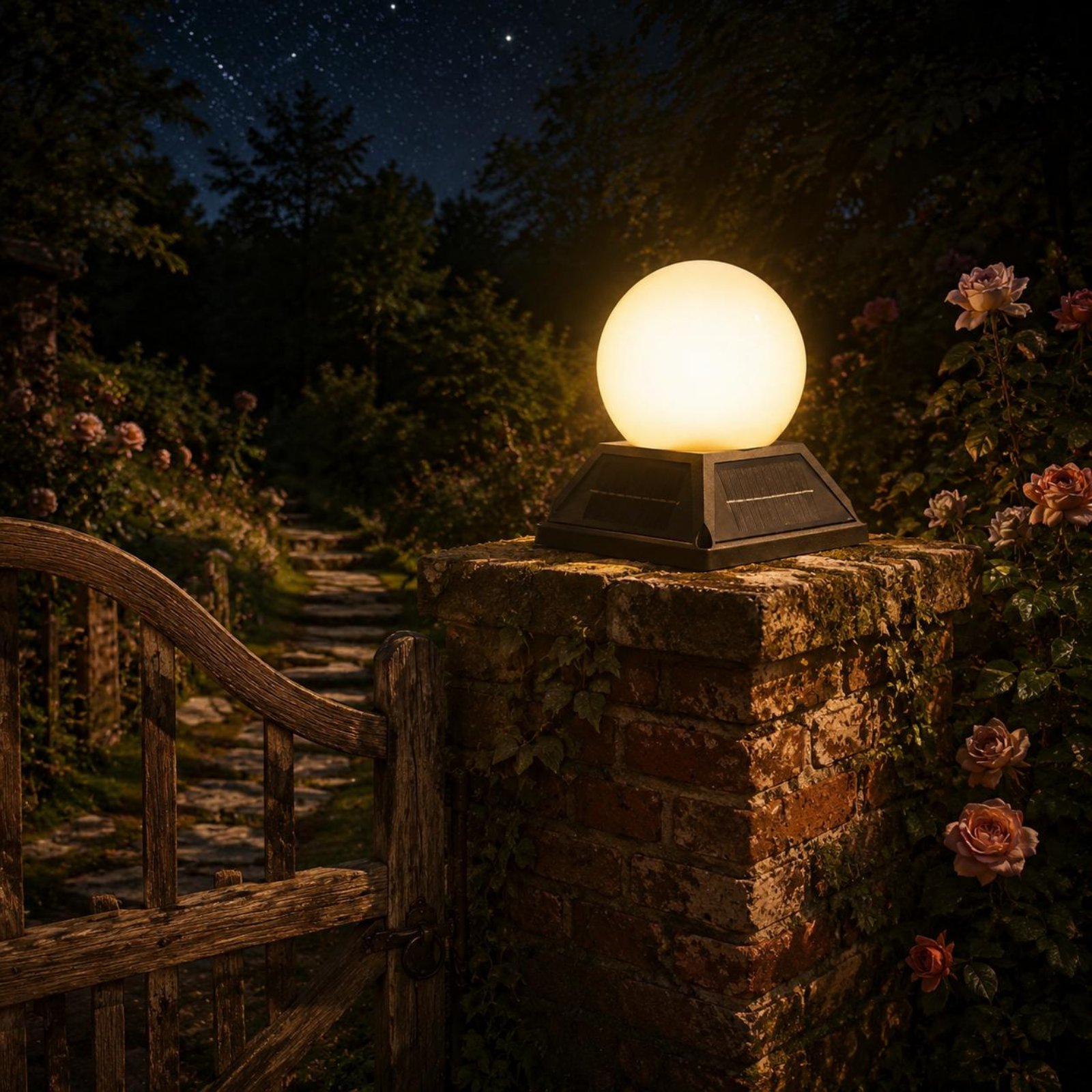 Outdoor Lighting Ip65 - Lampada Solare per Pali con Controllo