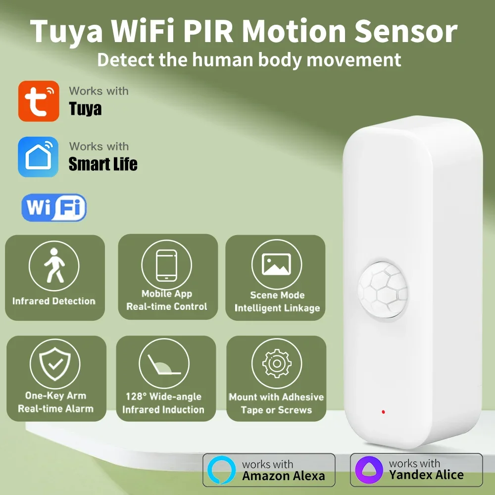 Motion Sensor Outdoor - Tuya WiFI Zigbee Sensore di movimento