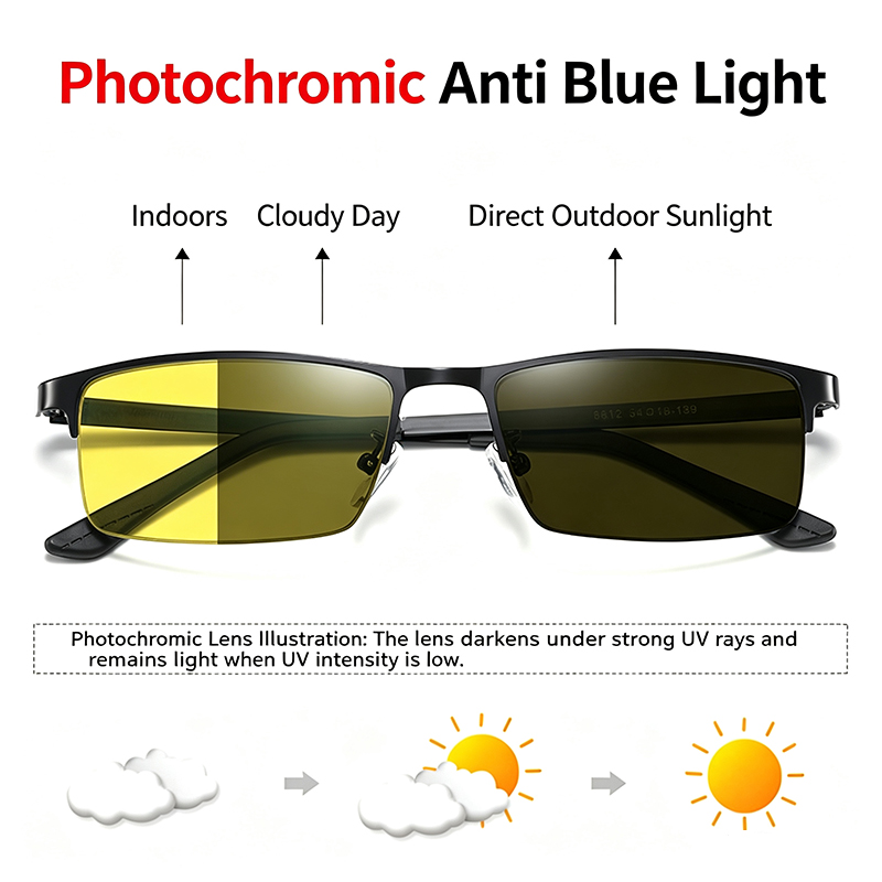 Outdoor Lighting Yellow - Occhiali Fotocromatici Gialli con Protezione dalla