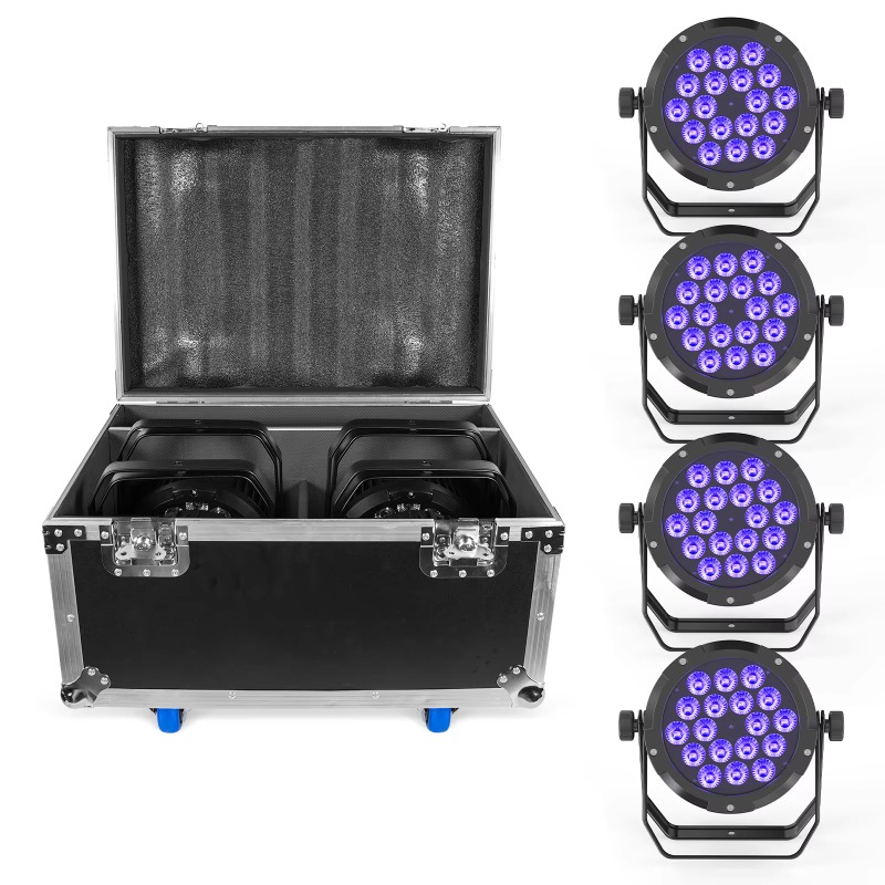 Outdoor Lighting Ip65 - Set di 4 Luci Par 18X10W