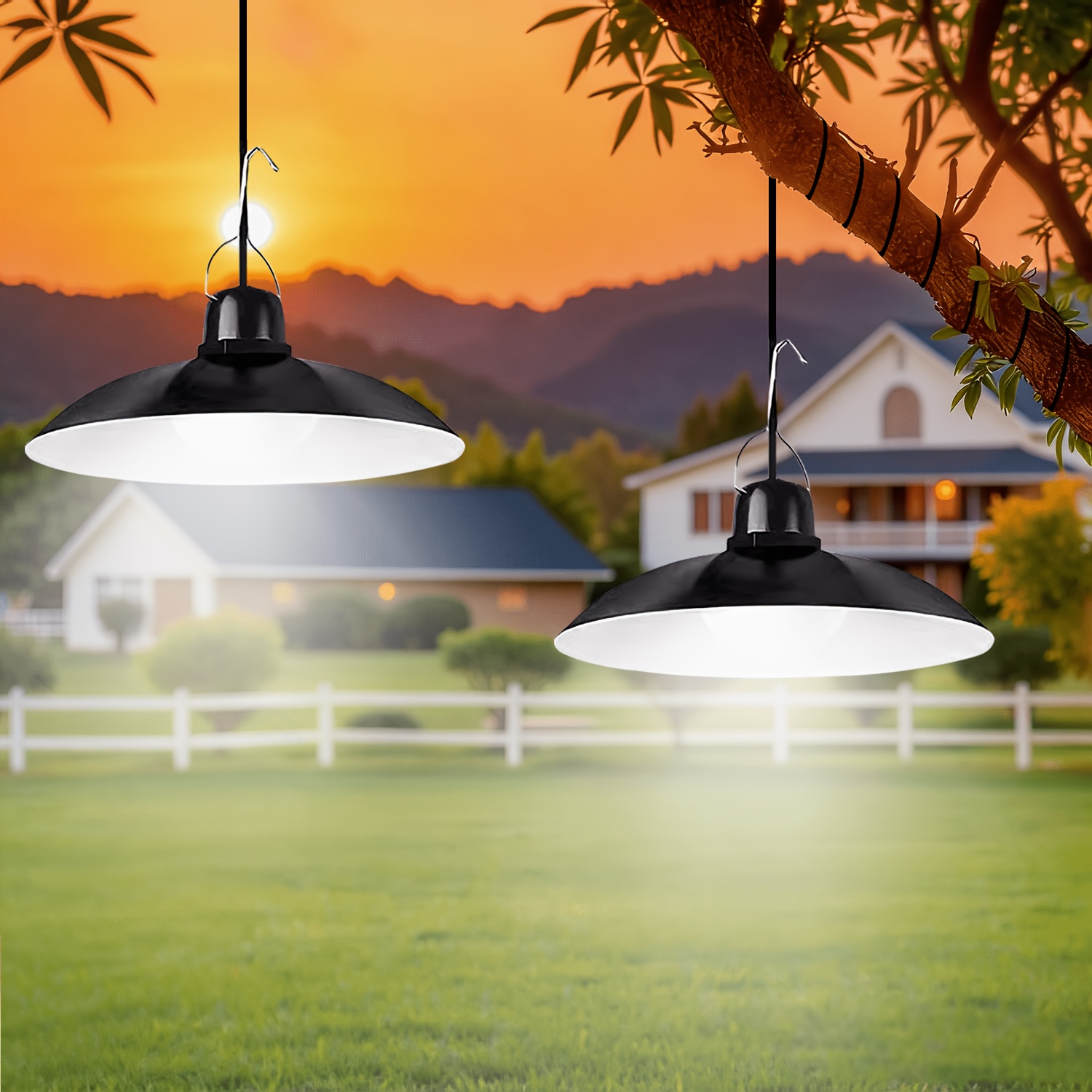 Outdoor Lighting Pendant - Lampada Solare a Sospensione da Esterno