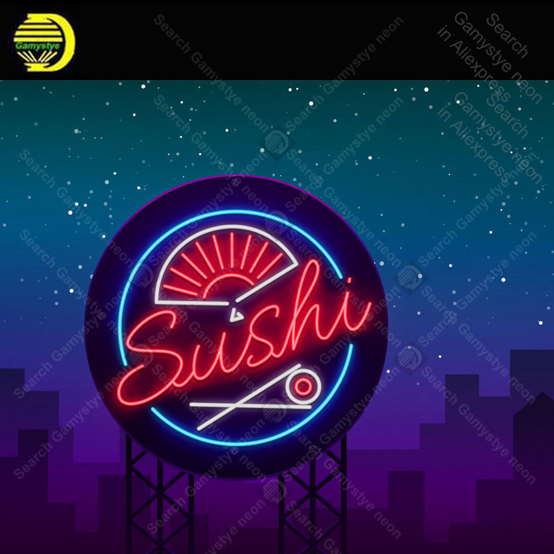 Outdoor Lighting Expressions - Insegna al neon per logo sushi