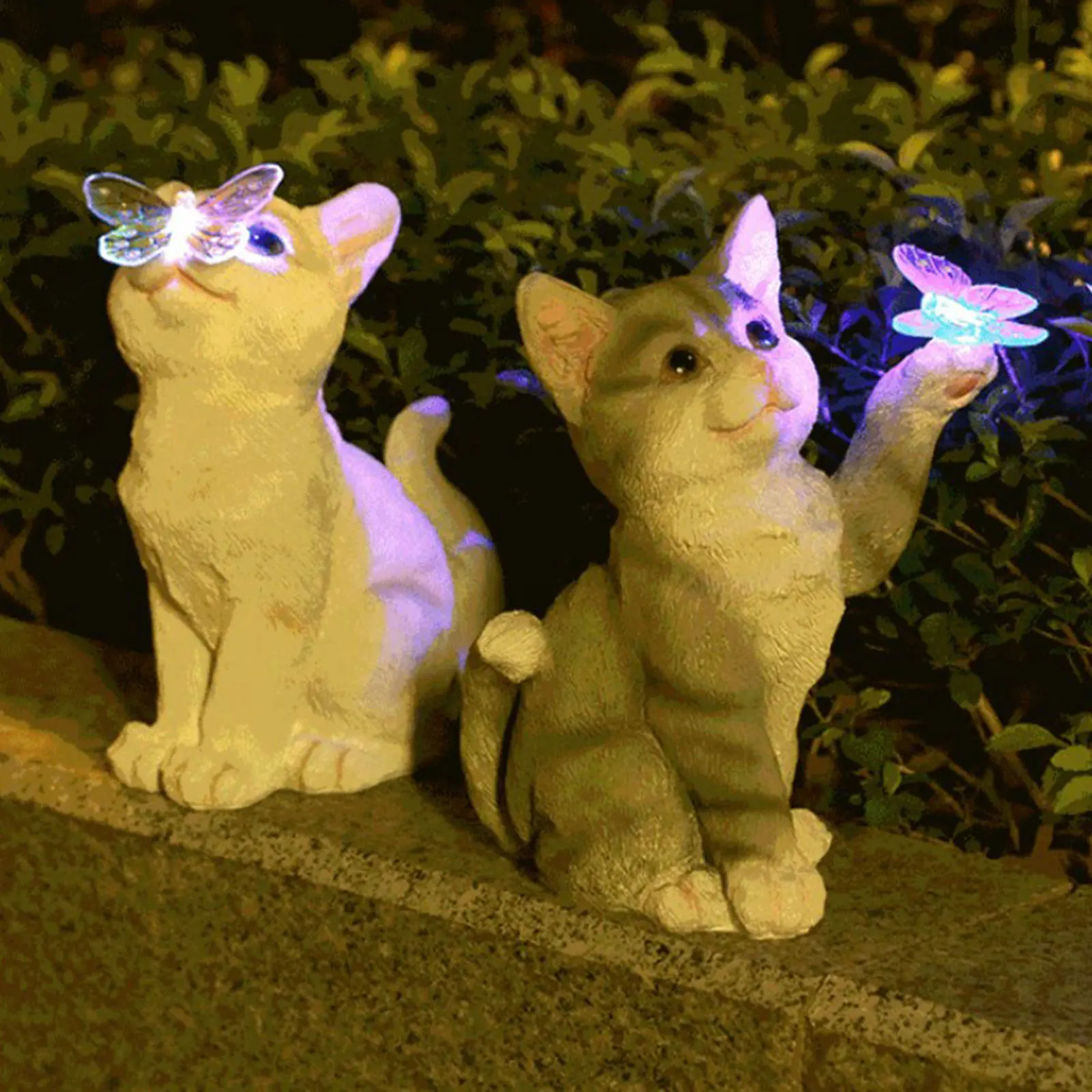 Outdoor Lighting Pendant - Scultura di gatto all'aperto Figurine Ciondolo
