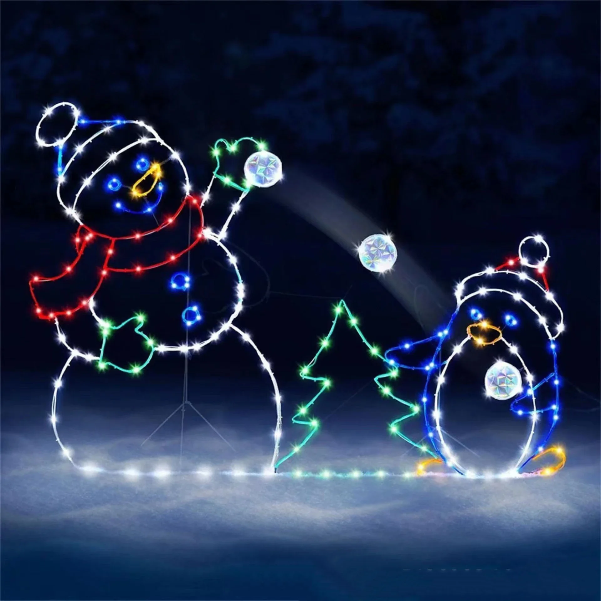 Palla di neve animata Luce LED - Outdoor Lighting For Backyard recensione e prezzo