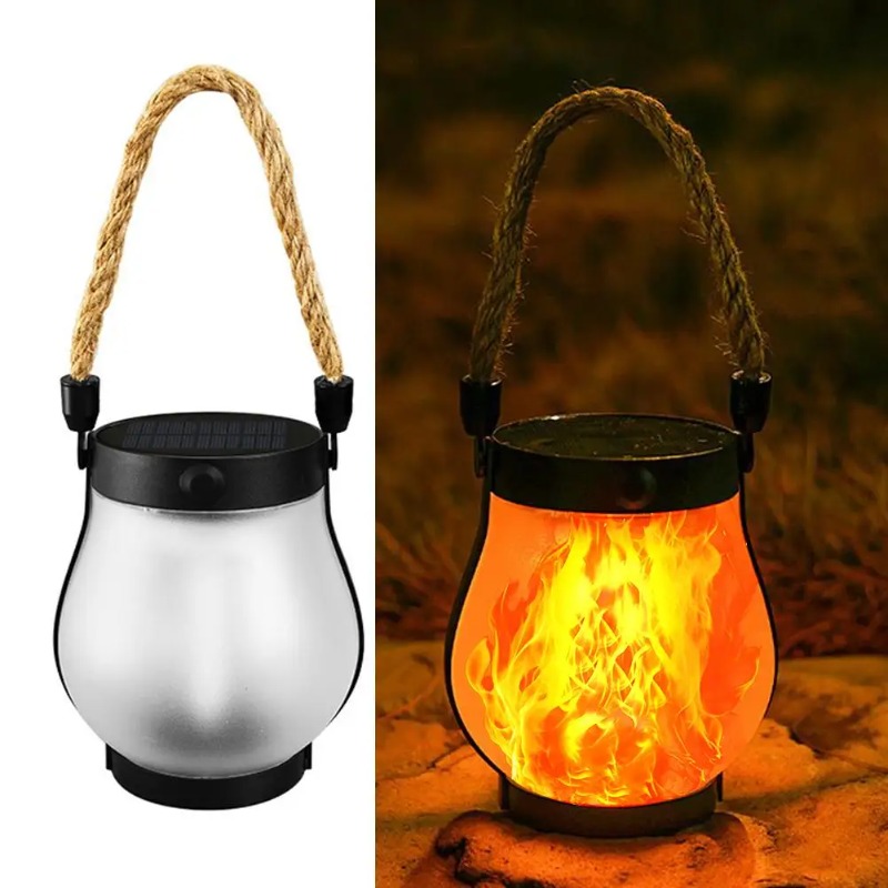Lampada Solare a Fiamma USB Ri - Solar Lantern Hanging recensione e prezzo
