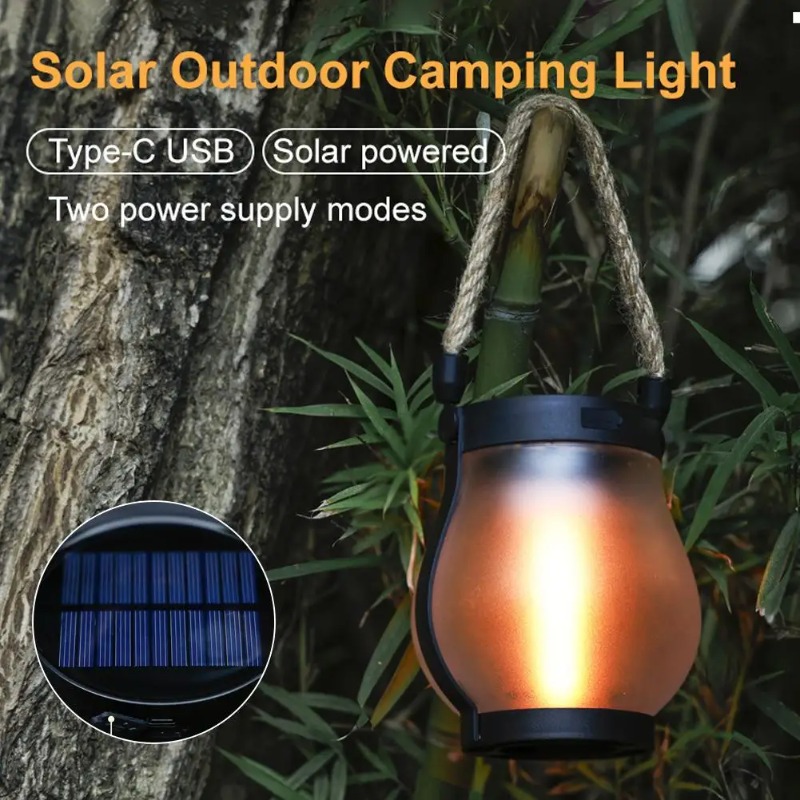 Lampada Solare a Fiamma USB Ri - Solar Lantern Hanging recensione e prezzo