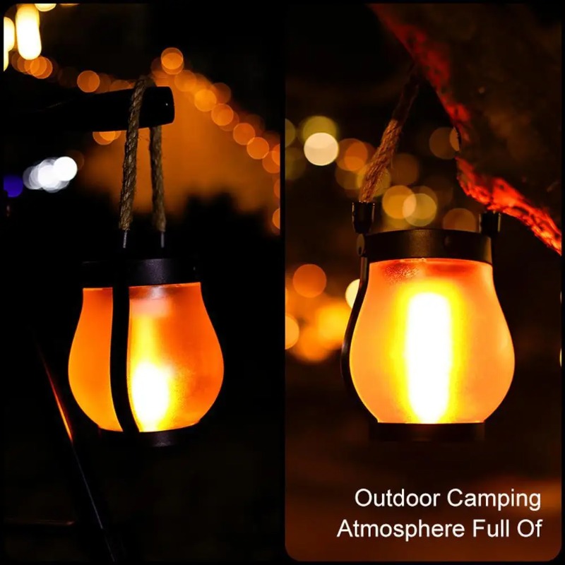 Lampada Solare a Fiamma USB Ri - Solar Lantern Hanging recensione e prezzo