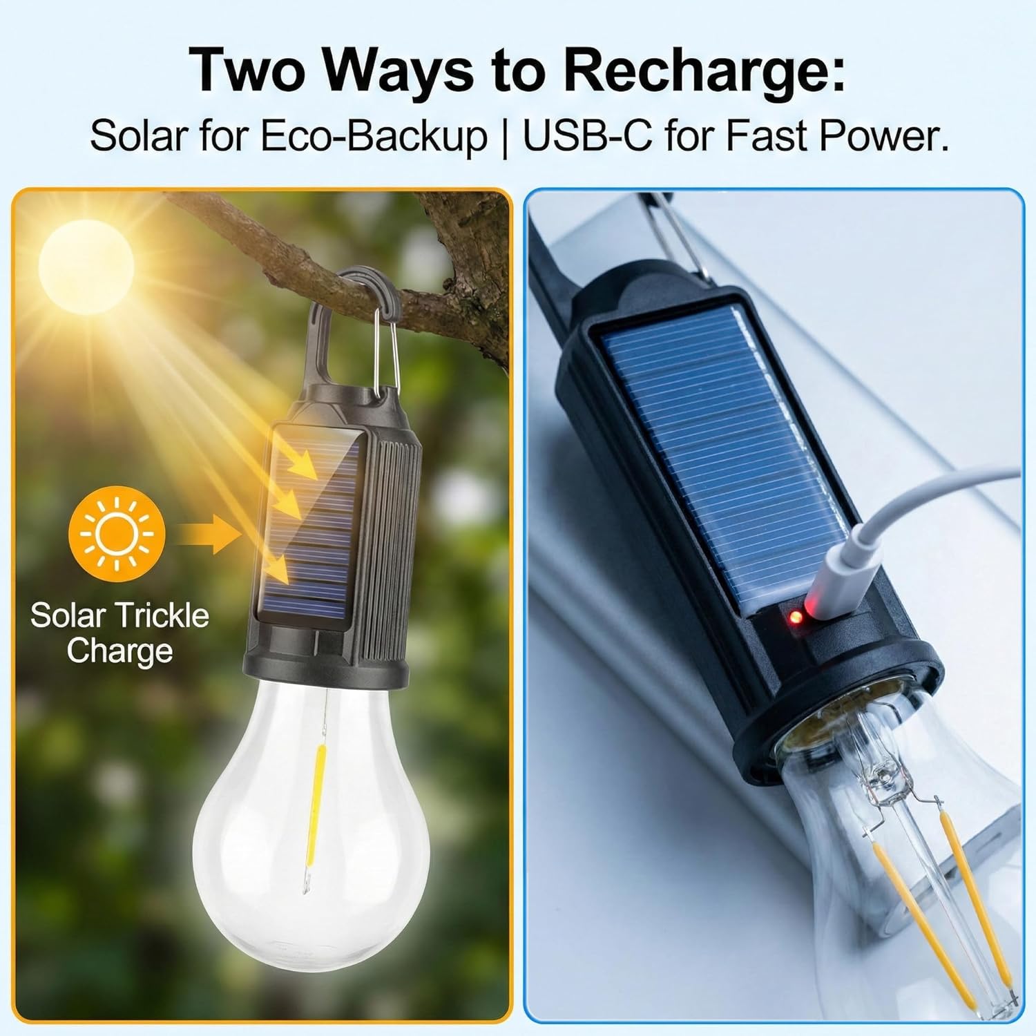 Luci da Campeggio Solari a LED - Photocell Outdoor Lighting recensione e prezzo
