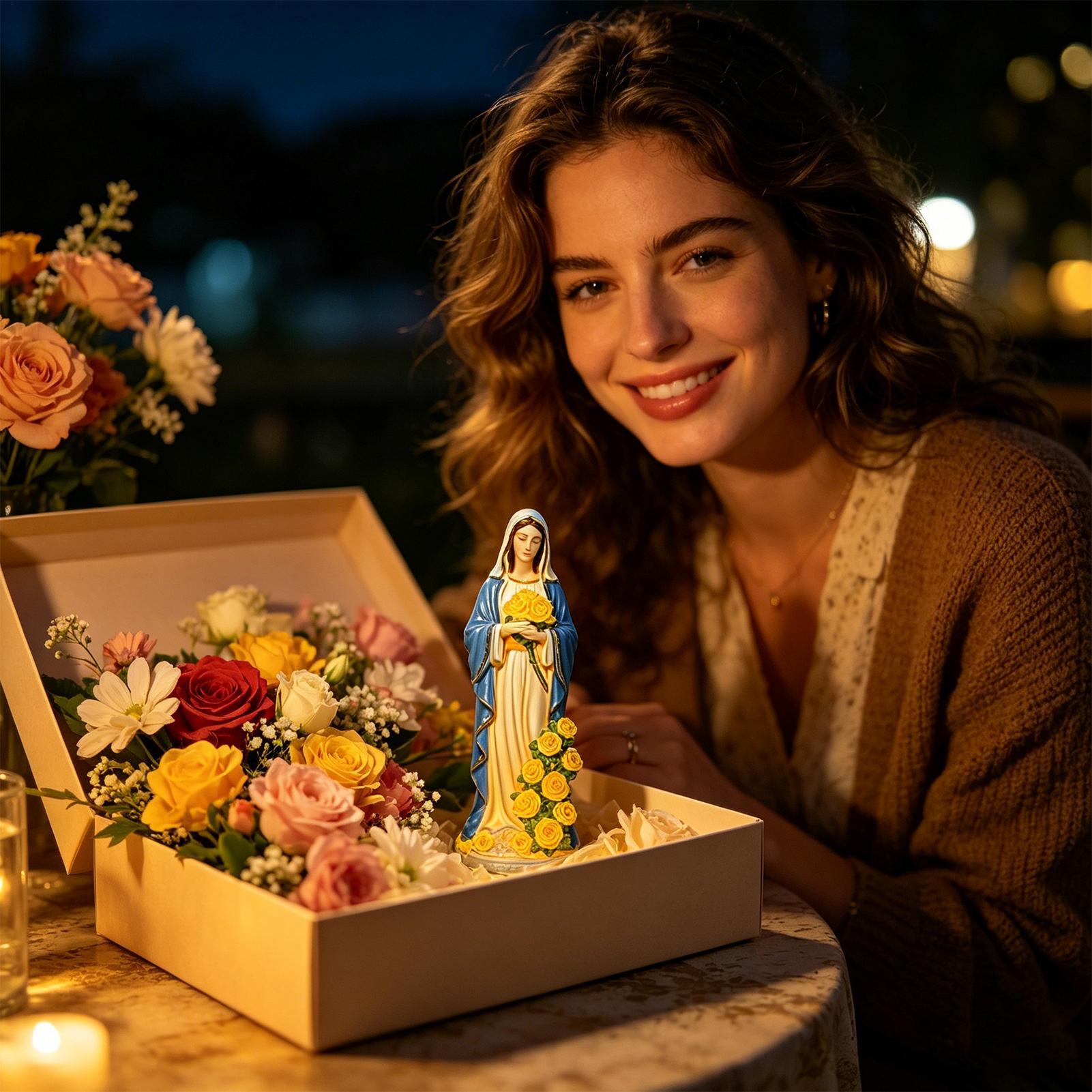 Statua Solare della Vergine Ma - Outdoor Lighting For Backyard recensione e prezzo