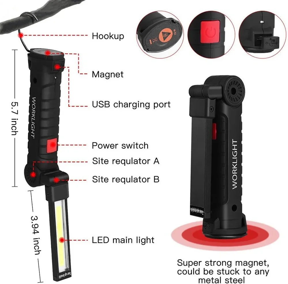 Torcia portatile a LED COB Lam - Outdoor Lighting Portable recensione e prezzo