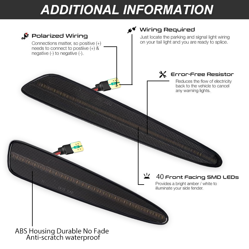 iJDM Luci LED Laterali per Par - Outdoor Lighting Yellow recensione e prezzo