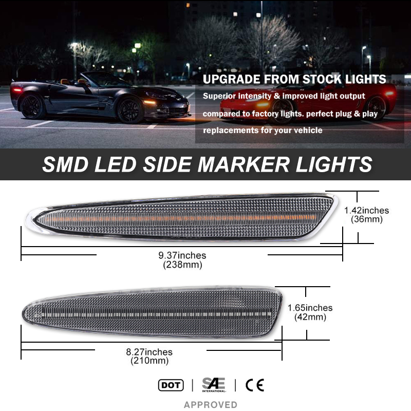 iJDM Luci LED Laterali per Par - Outdoor Lighting Yellow recensione e prezzo