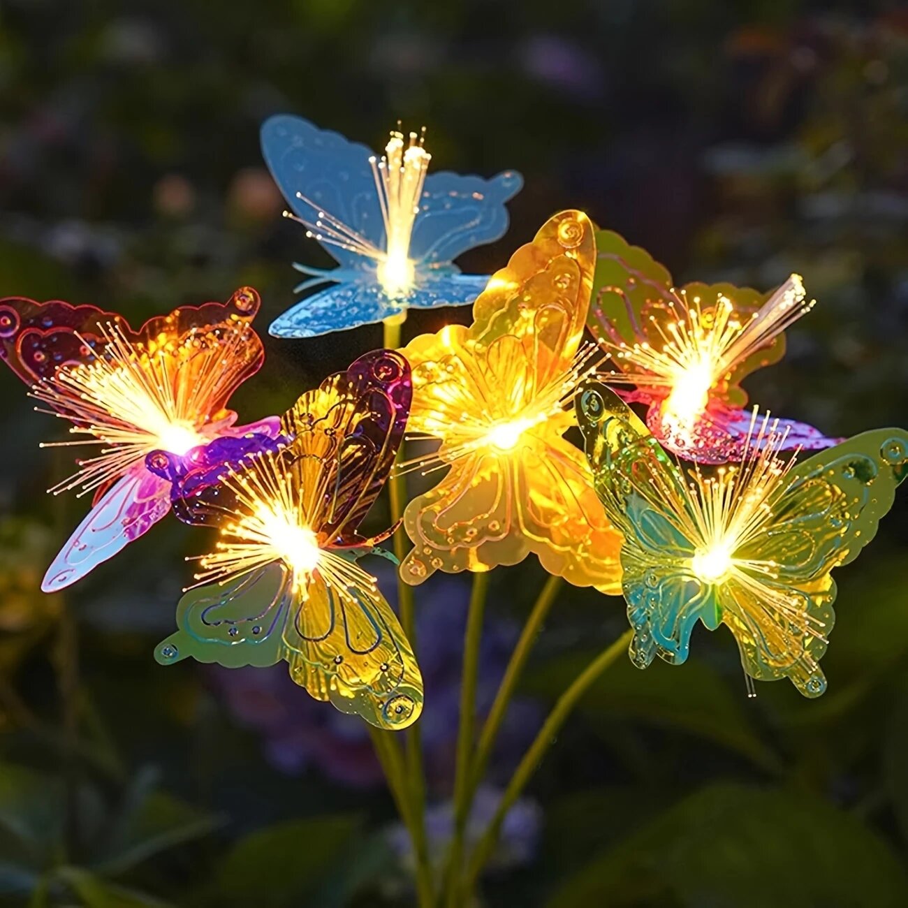Luci a farfalla in fibra ottic - Outdoor Lighting Yard Ideas recensione e prezzo