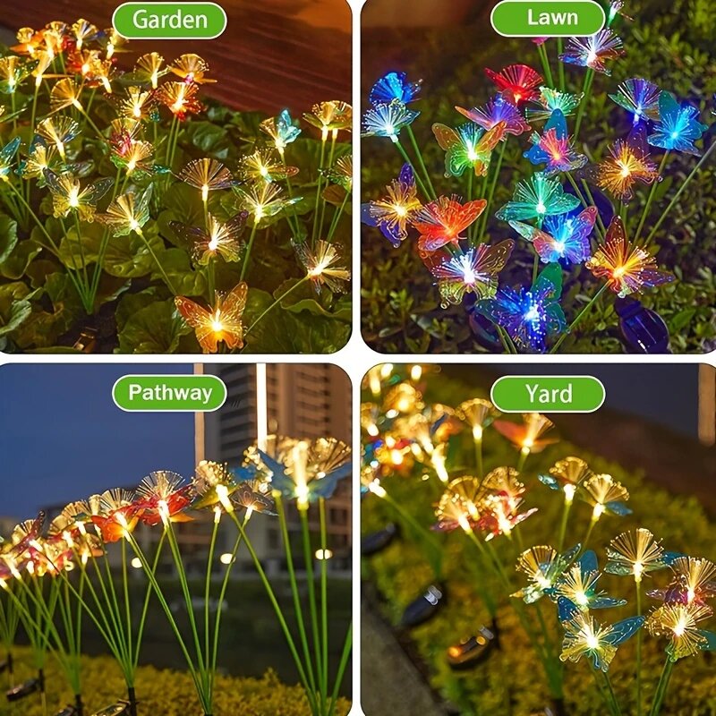Luci a farfalla in fibra ottic - Outdoor Lighting Yard Ideas recensione e prezzo
