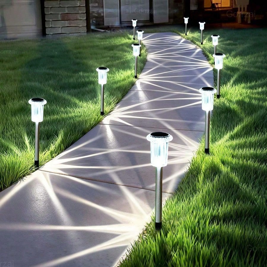 4 pezzi di luci solari da giar - Outdoor Lighting Youtube recensione e prezzo