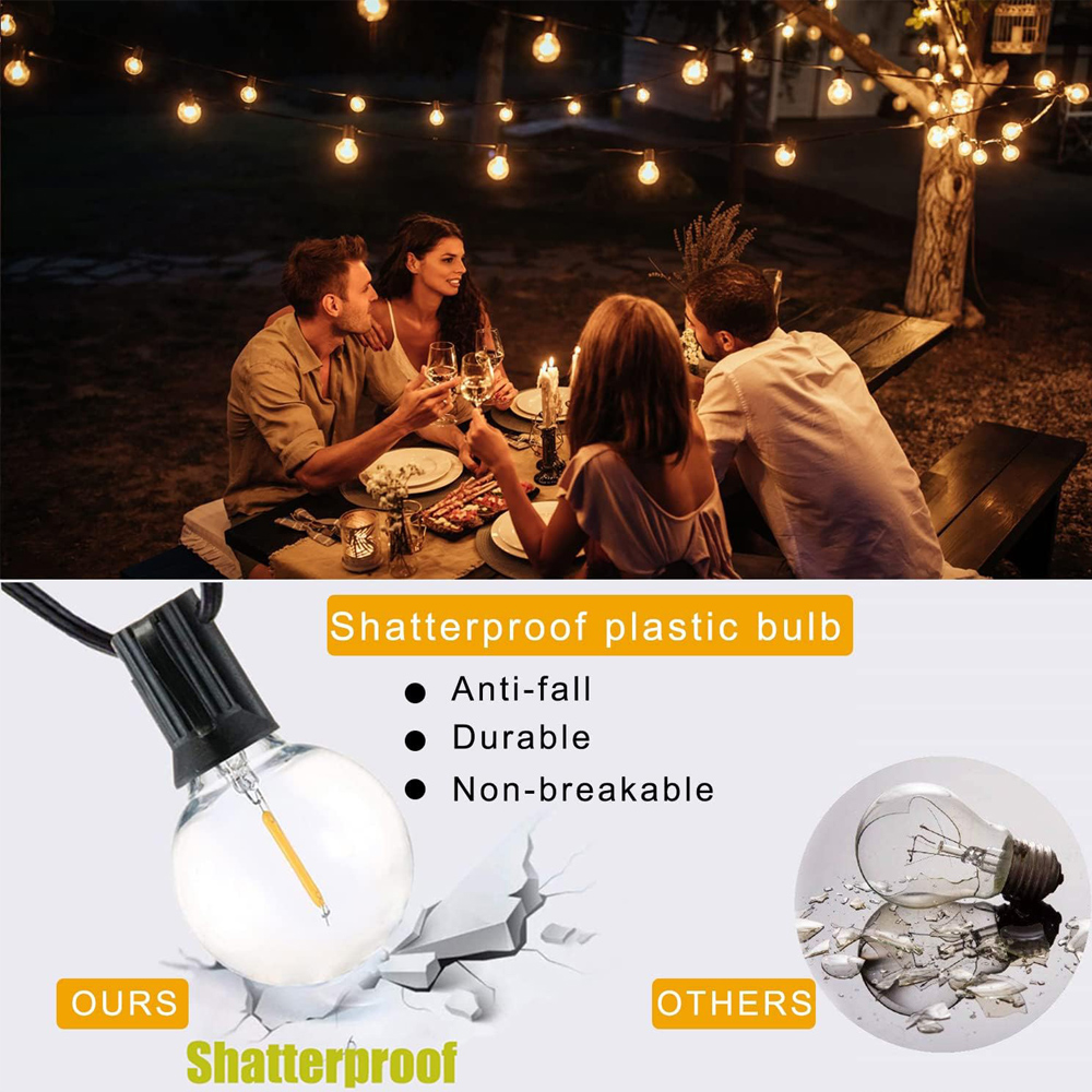 Luci a stringa G40 da 8M/15M c - Outdoor Lighting For Backyard recensione e prezzo