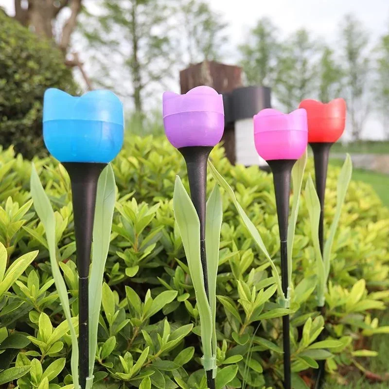 1Pcs Garden Tulip Flower Shape - Outdoor Lighting Youtube recensione e prezzo
