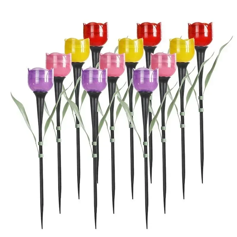 1Pcs Garden Tulip Flower Shape - Outdoor Lighting Youtube recensione e prezzo