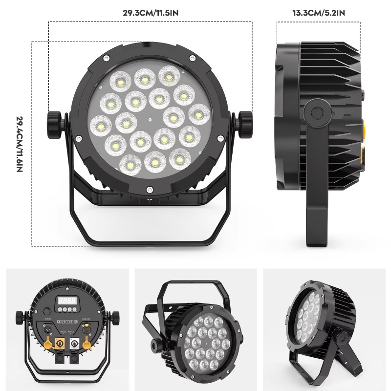 Set di 4 Luci Par 18X10W IP65  - Outdoor Lighting Ip65 recensione e prezzo