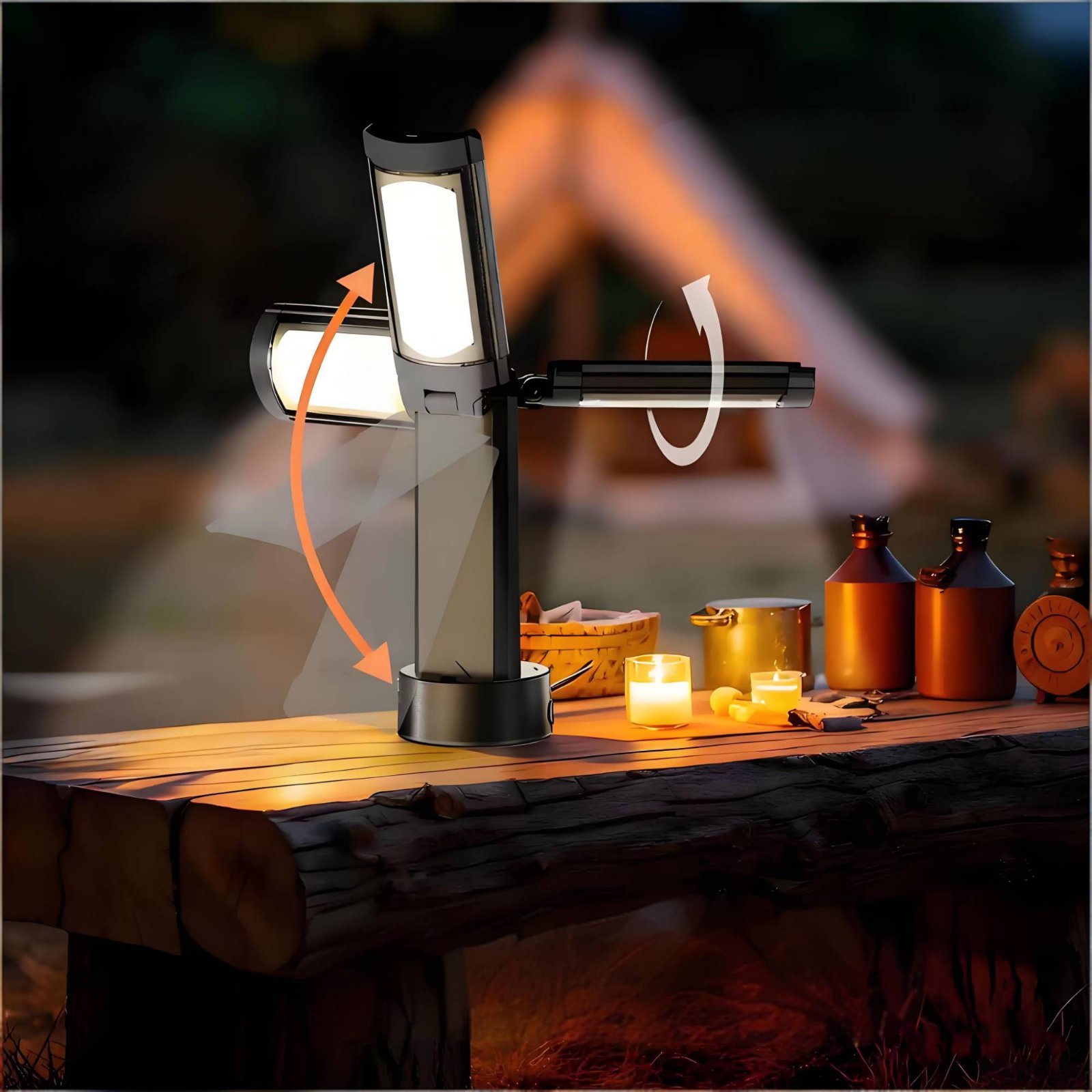 Lampada da tenda telescopica c - Outdoor Lighting Portable recensione e prezzo