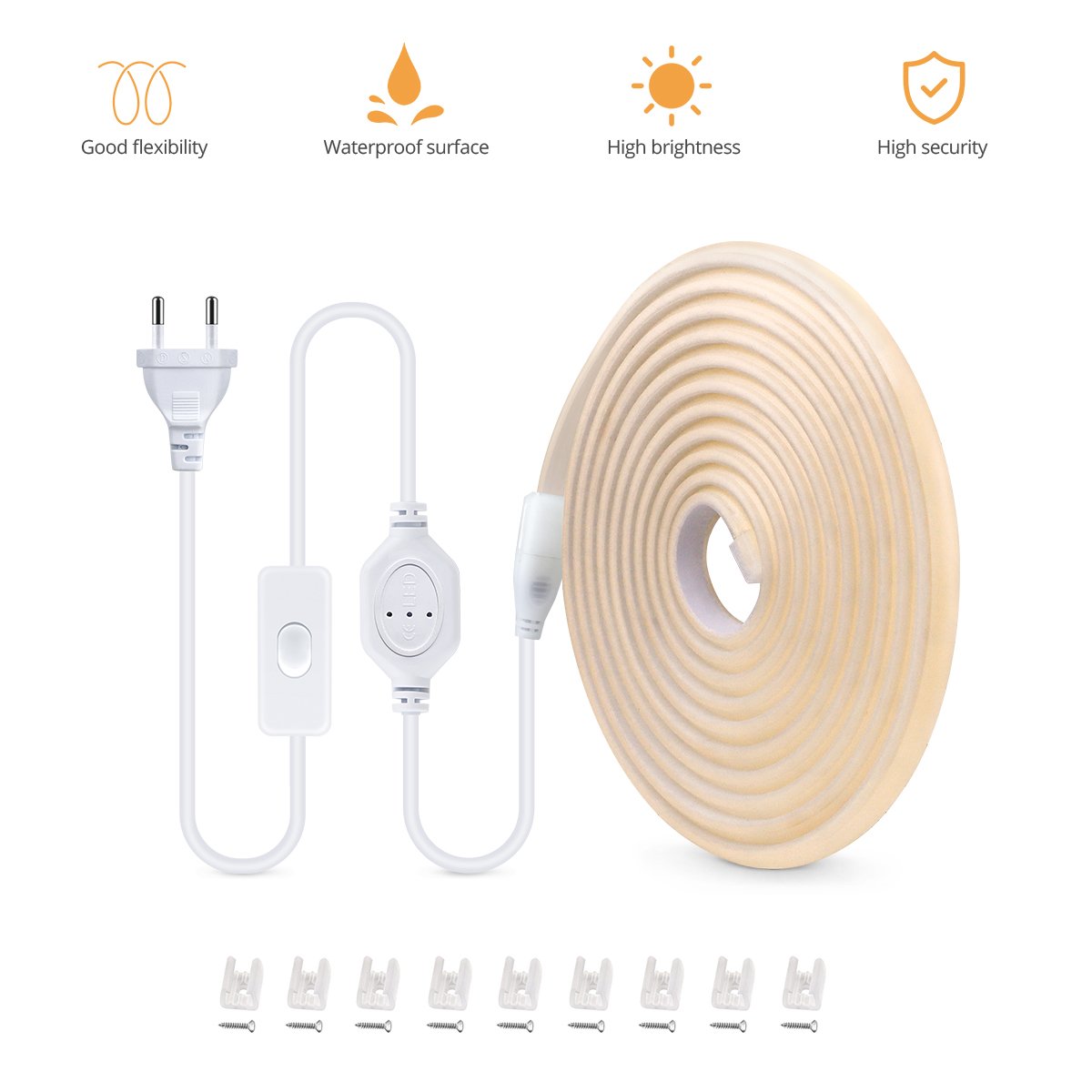 110V 220V COB LED Strip Luci e - Outdoor Lighting Youtube recensione e prezzo