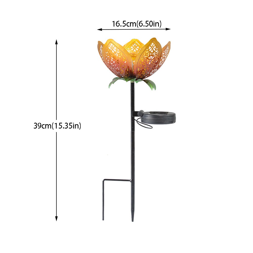 Lampada Solare a Forma di Loto - Outdoor Lighting Ground Fixtures recensione e prezzo