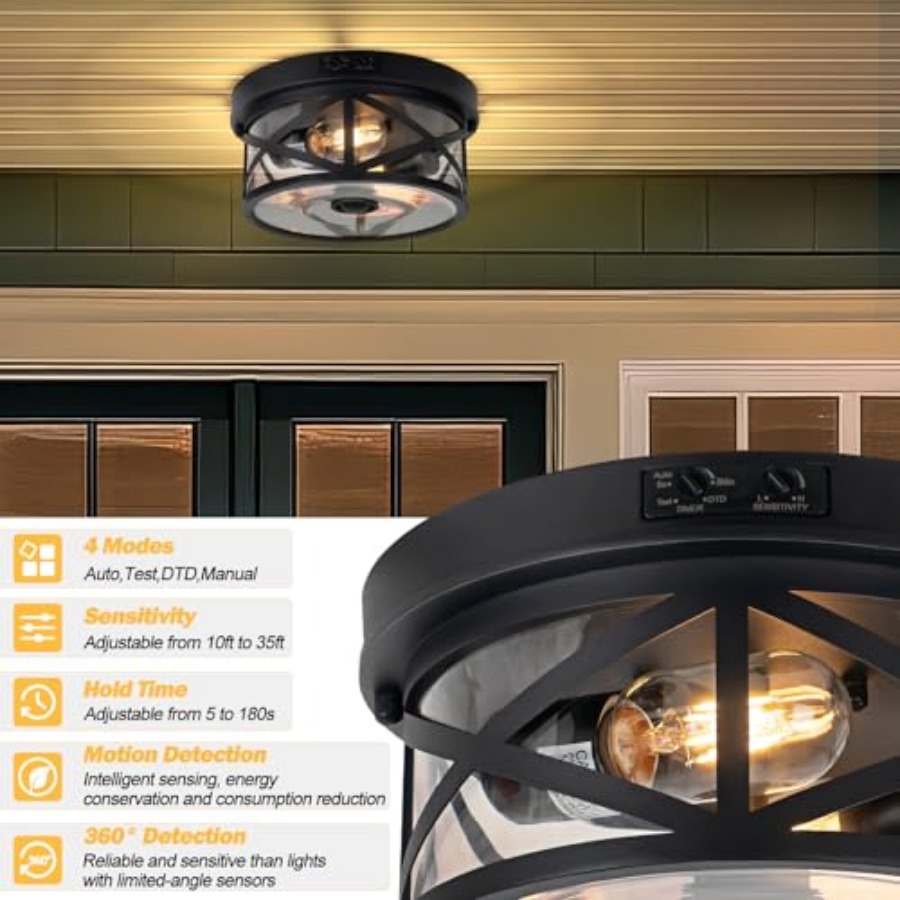 Lampada da soffitto per estern - Outdoor Lighting Sensor recensione e prezzo