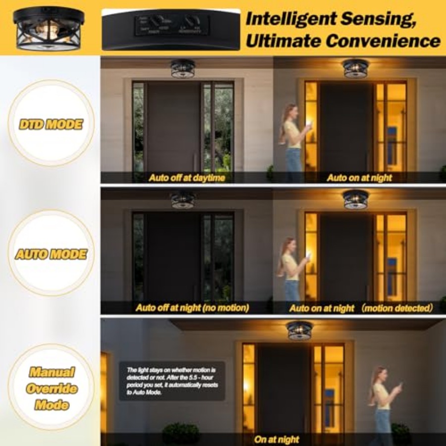 Lampada da soffitto per estern - Outdoor Lighting Sensor recensione e prezzo