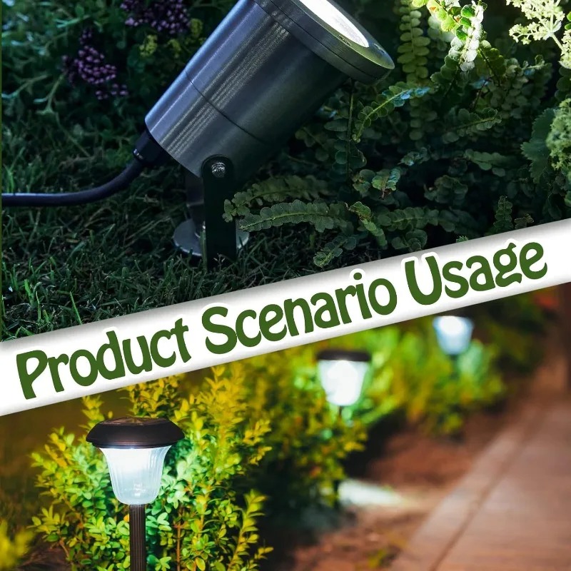 Luci solari da giardino per es - Outdoor Lighting Ground Fixtures recensione e prezzo
