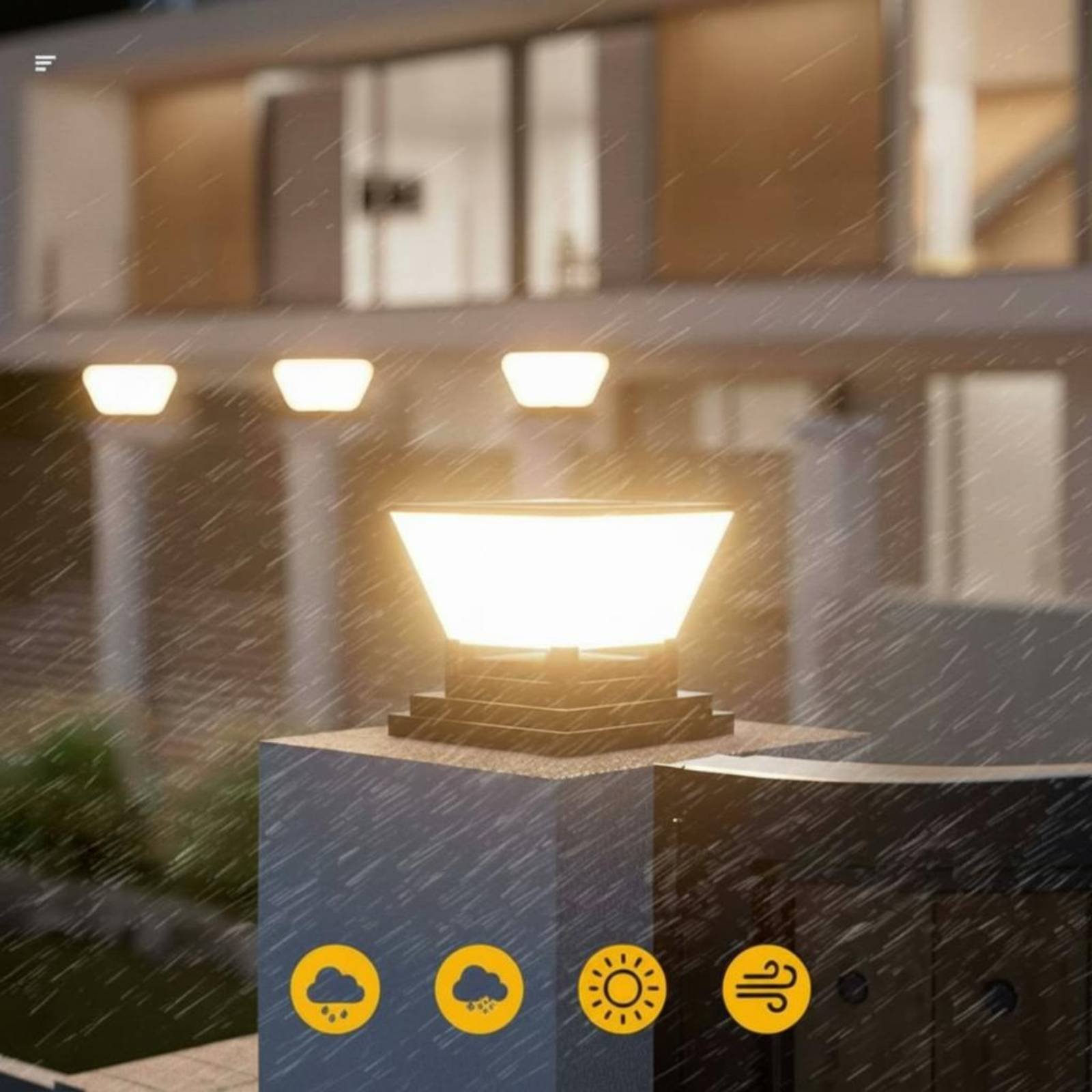 Lampada Solare per Recinzioni  - Outdoor Lighting Ip65 recensione e prezzo