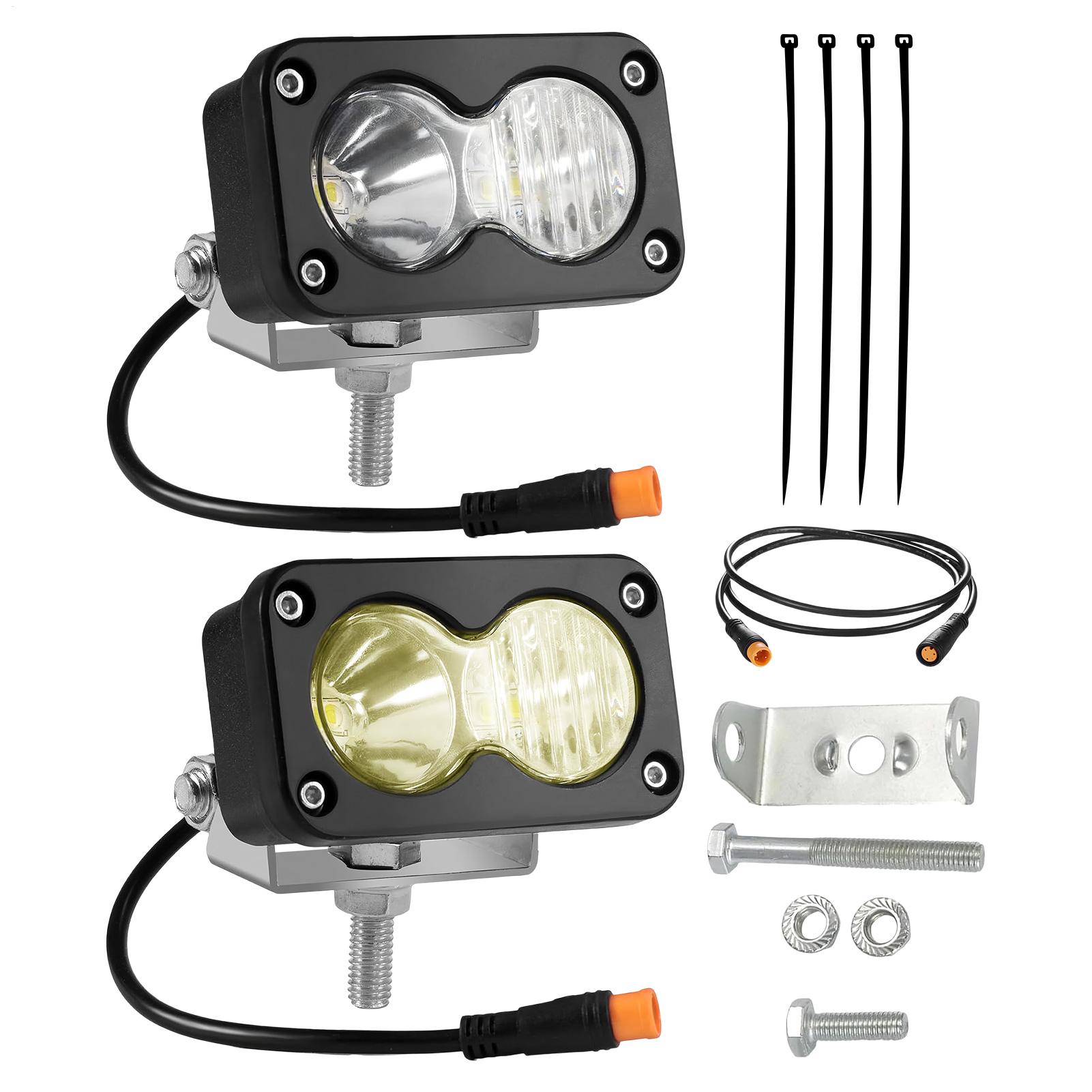 Faro LED da 3 Pollici per Moto - Outdoor Lighting Yellow recensione e prezzo